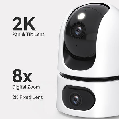 Camera de Supraveghere Imou Ranger Dual, Wi-Fi, 2.8K + 2.8K, Interior IPC-S2XP-10M0WED