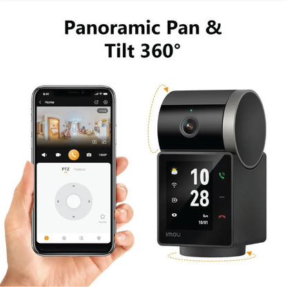 Camera de Supraveghere Imou Rex VT Pro, Wi-Fi, 3K, Interior, Neagra IPC-S2VBP-5M0WR