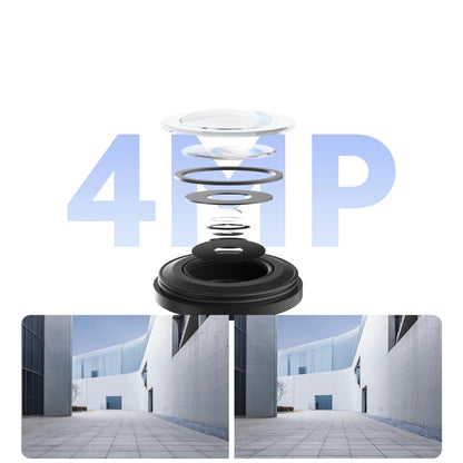 Camera de Supraveghere Xiaomi CW500 Dual, Wi-Fi, 2.5K, IP66, Exterior BHR9402EU