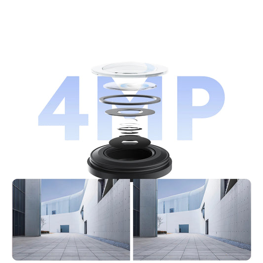 Camera de Supraveghere Xiaomi CW500 Dual, Wi-Fi, 2.5K, IP66, Exterior BHR9402EU