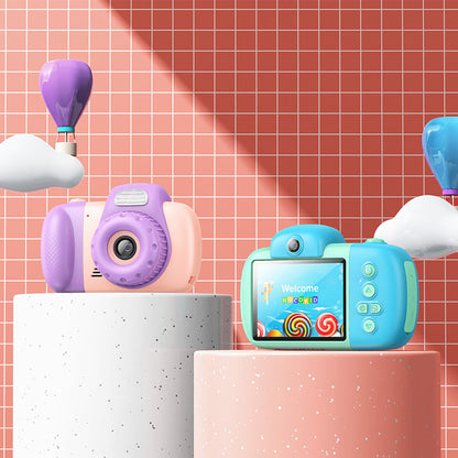 Camera Digitala HOCO DV201 Kids, 1080P, 2MP, Roz