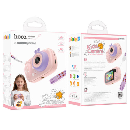 Camera Digitala HOCO DV205 Kids, 720P, 1MP, Roz
