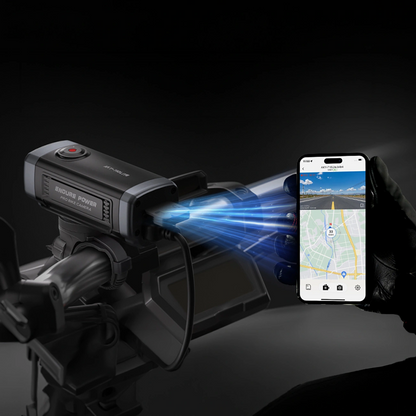 Camera Sport Akeeyo 710 Lite pentru Bicicleta / Motocicleta, 2K, Wi-Fi, Neagra