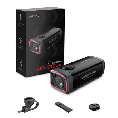 Camera Sport Akeeyo 710 Lite pentru Bicicleta / Motocicleta, 2K, Wi-Fi, Neagra