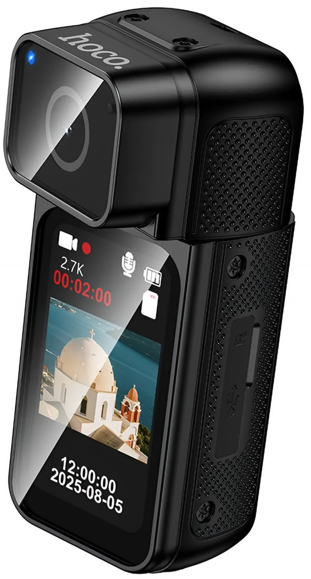 Camera Sport HOCO DV105, 2.7K, Afisaj 1.47inch, Neagra