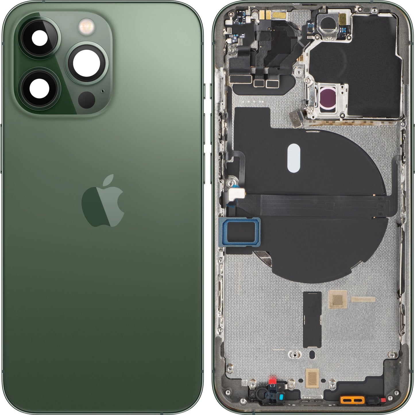 Capac Baterie Apple iPhone 13 Pro, Cu Carcasa Mijloc, Verde (Alpine Green), Swap