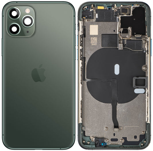 Capac Baterie Apple iPhone 11 Pro, Cu Carcasa Mijloc, Verde (Midnight Green), Swap
