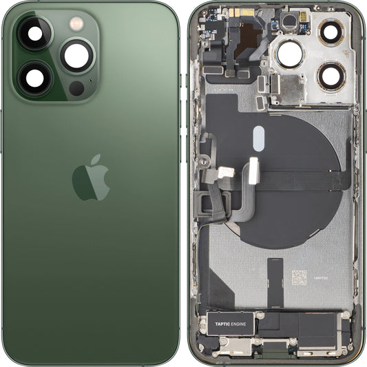 Capac Baterie Apple iPhone 13 Pro, Cu Carcasa Mijloc, Full Parts, Verde (Alpine Green), Swap