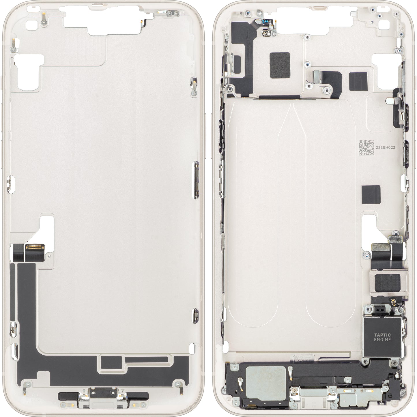 Capac Baterie Apple iPhone 14 Plus, Cu Carcasa Mijloc, Full Parts, Alb (Starlight), Swap