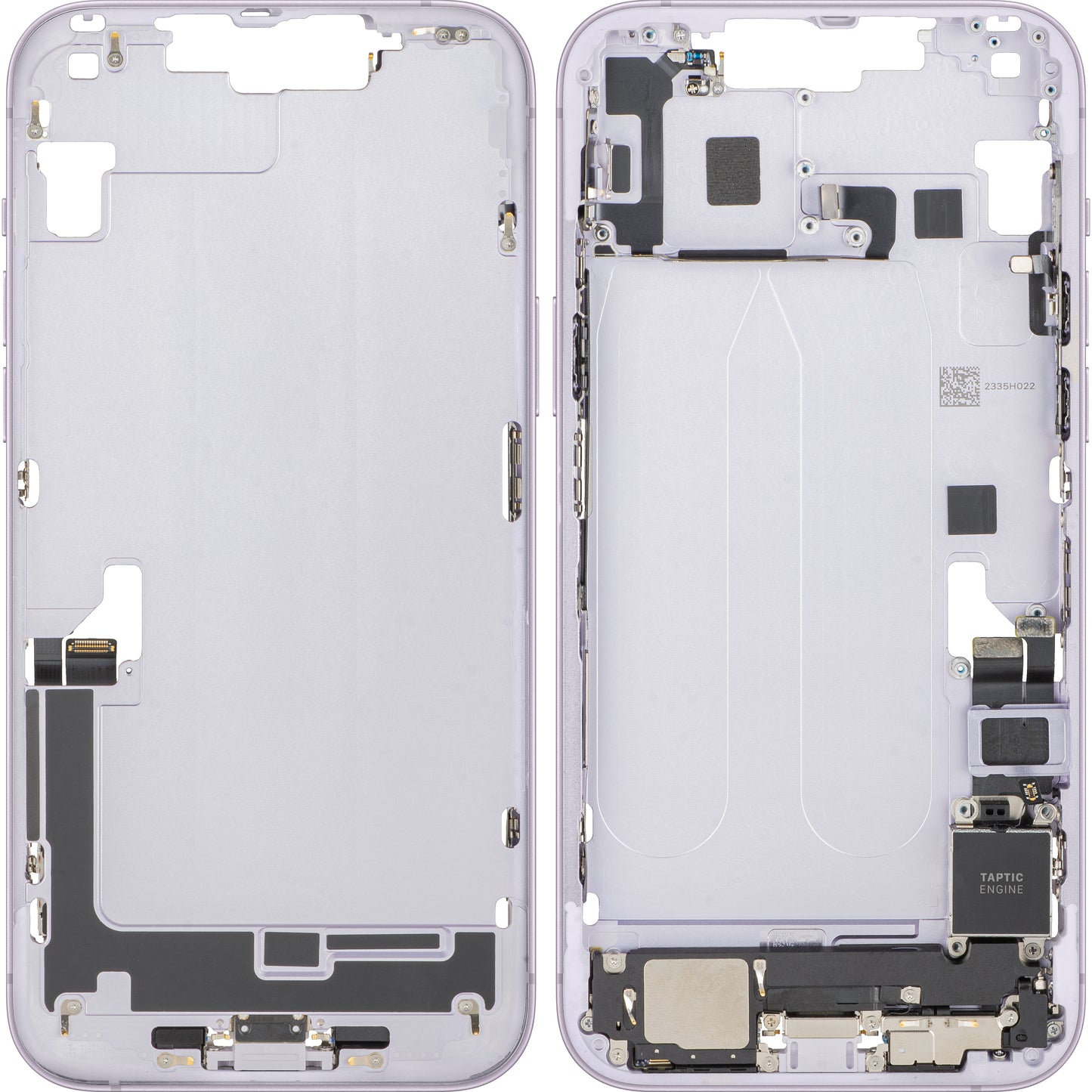Capac Baterie Apple iPhone 14 Plus, Cu Carcasa Mijloc, Full Parts, Mov, Swap