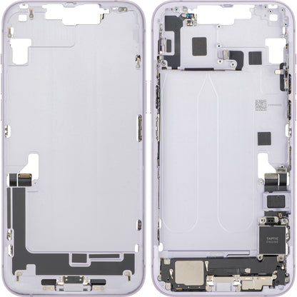 Capac Baterie Apple iPhone 14 Plus, Cu Carcasa Mijloc, Full Parts, Mov, Swap