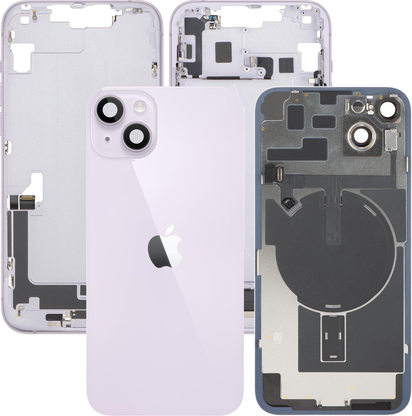Capac Baterie Apple iPhone 14 Plus, Cu Carcasa Mijloc, Full Parts, Mov, Swap
