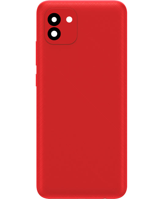 Capac Baterie compatibil cu Samsung Galaxy A03 A035, Versiune F, Rosu
