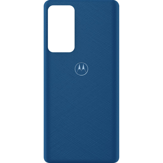 Capac Baterie Motorola Edge 20 Pro, Albastru (Blue Vegan Leather), Service Pack 5S58C19373