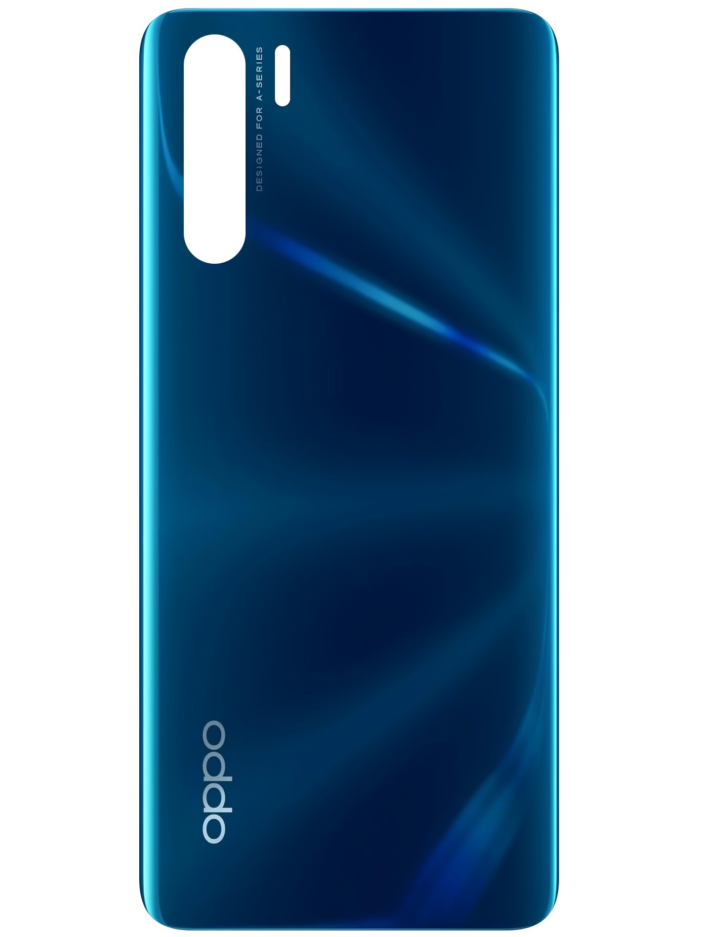 Capac Baterie Oppo F15 / A91, Albastru (Blazing Blue), Service Pack 3016460