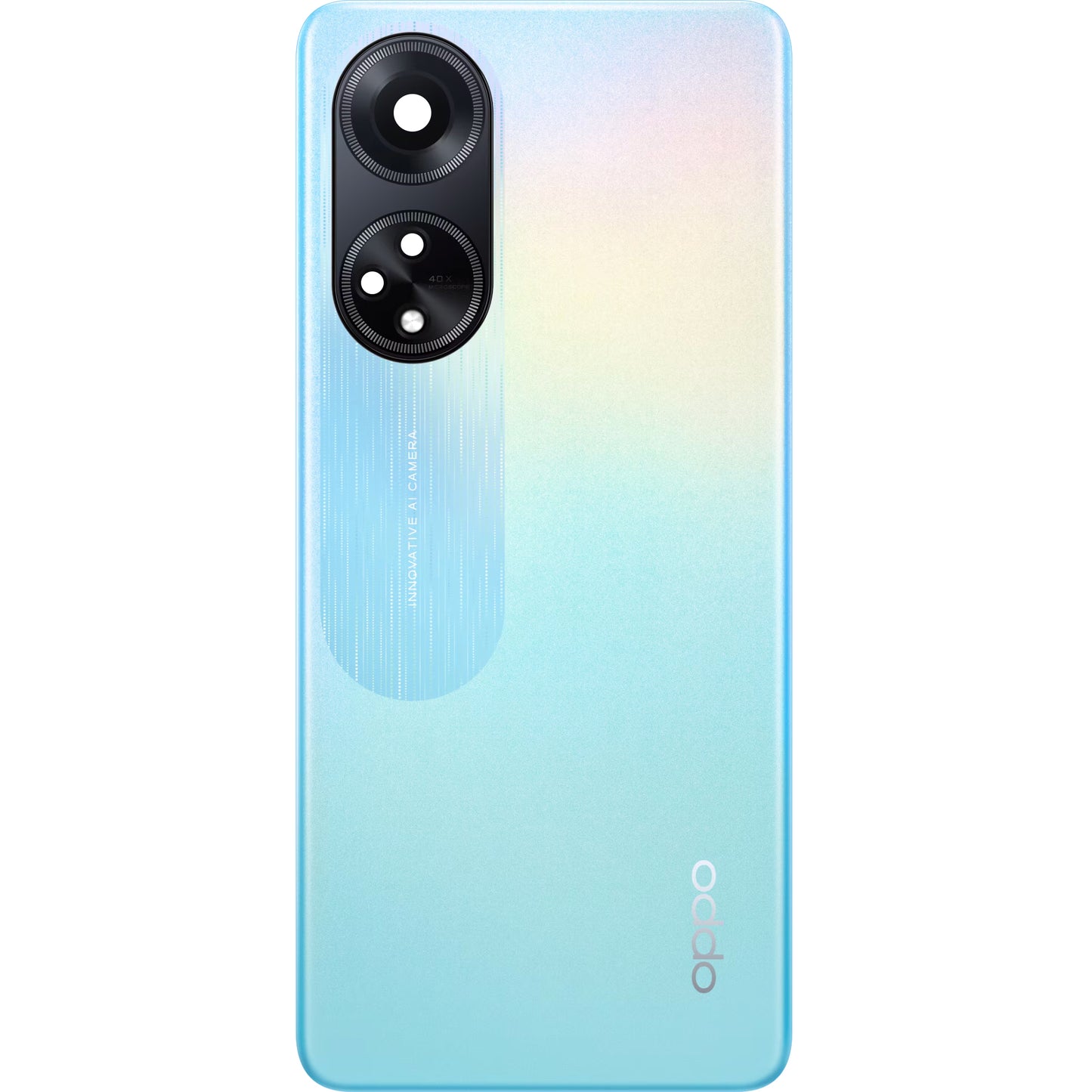 Capac Baterie Oppo A98, Albastru (Dreamy Blue), Service Pack 621033000044