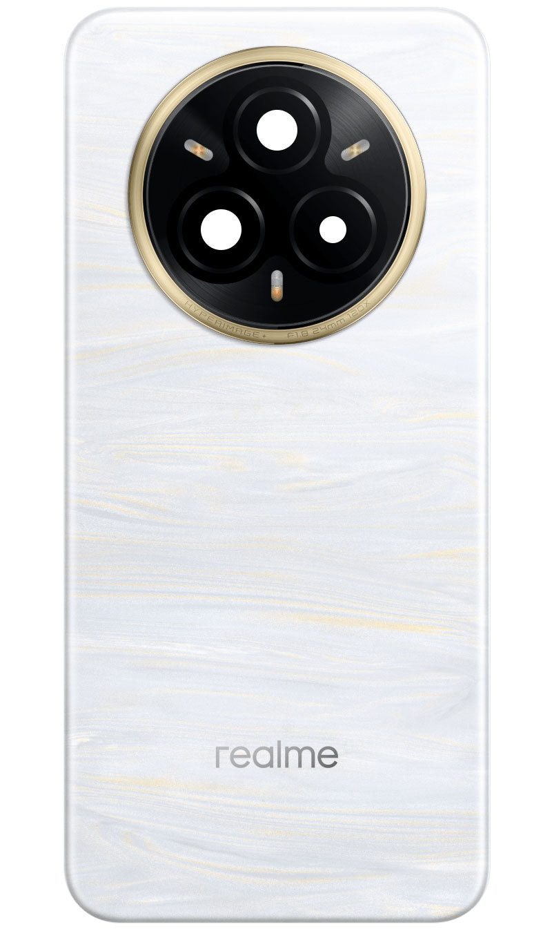 Capac Baterie Realme 14 Pro+, Alb (Pearl White), Service Pack 621033000452