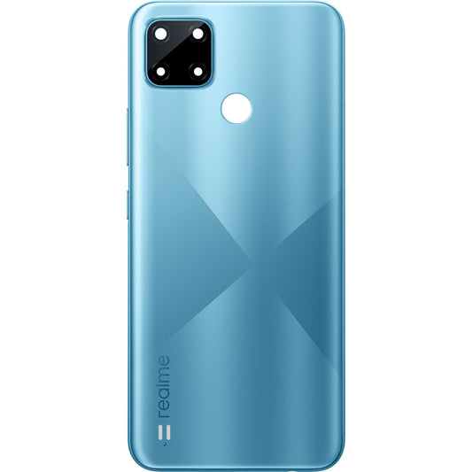 Capac Baterie Realme C21Y, Albastru (Cross Blue), Service Pack 4908782