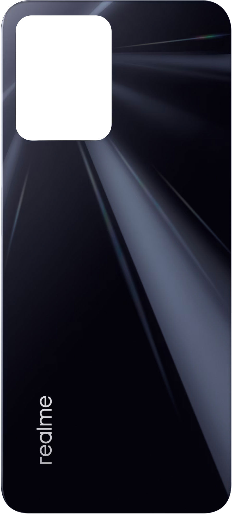 Capac Baterie Realme C35, Negru (Glowing Black), Service Pack 4710671