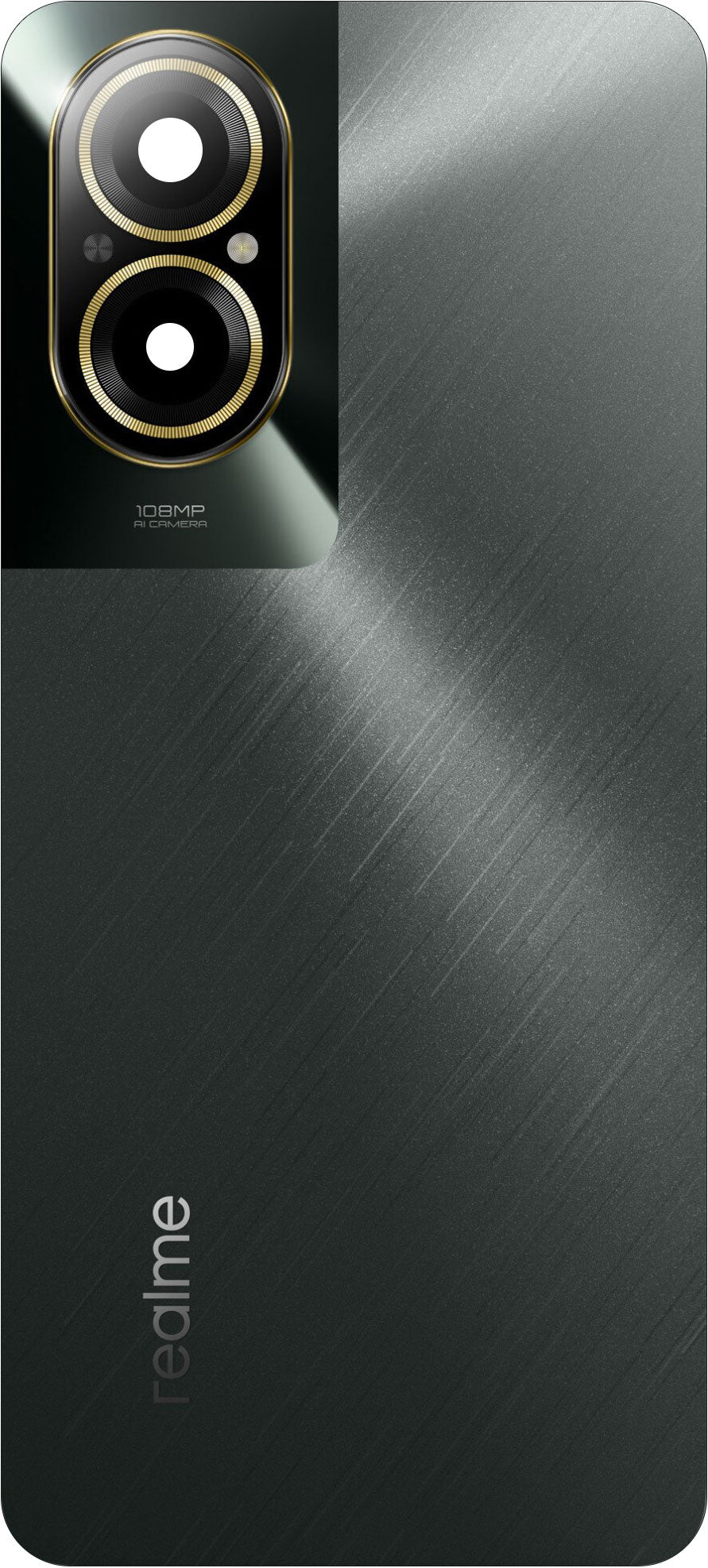 Capac Baterie Realme C67 4G, Negru (Black Rock), Service Pack 621033000167