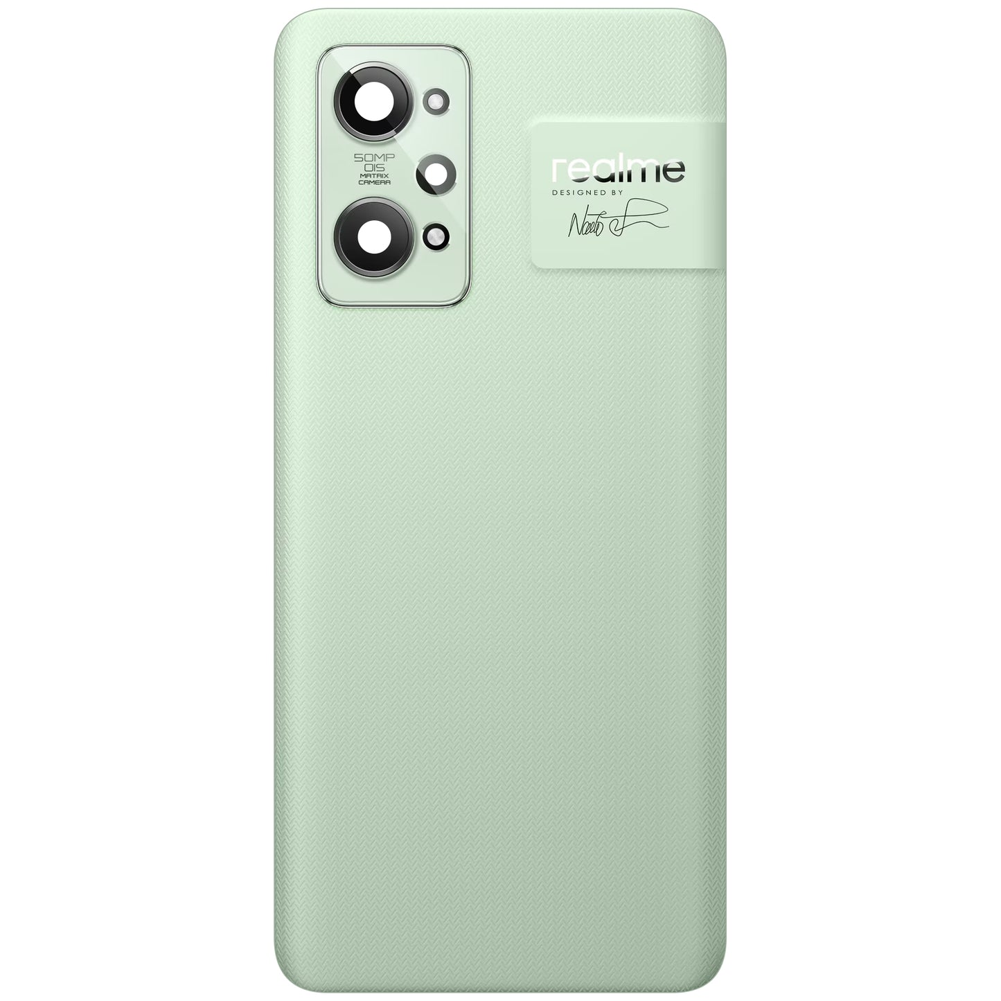 Pokrywa baterii Realme GT2, zielona (Paper Green), Service Pack 4909394 