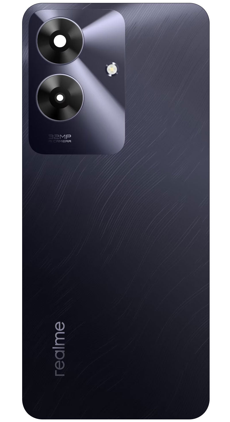 Capac Baterie Realme Note 60, Negru (Marble Black), Service Pack 621033000293