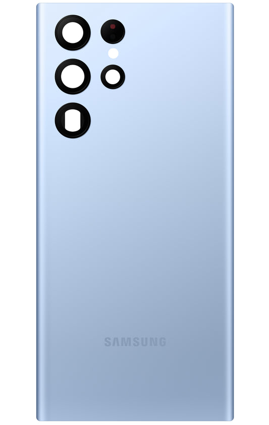 Capac Baterie Samsung Galaxy S22 Ultra 5G S908, Albastru (Sky Blue), Service Pack GH82-27457G