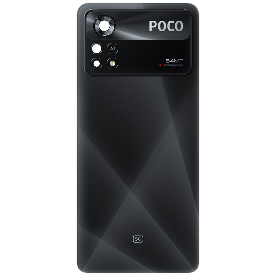Capac Baterie Xiaomi Poco X4 Pro 5G, Negru (Laser Black), Service Pack 5600050K6P00