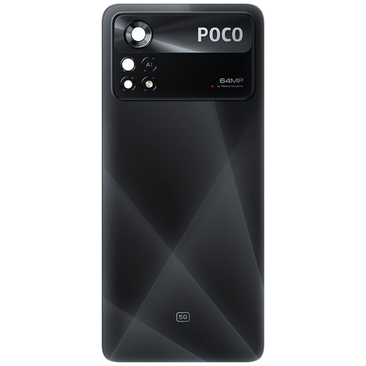 Capac Baterie Xiaomi Poco X4 Pro 5G, Negru (Laser Black), Service Pack 5600050K6P00