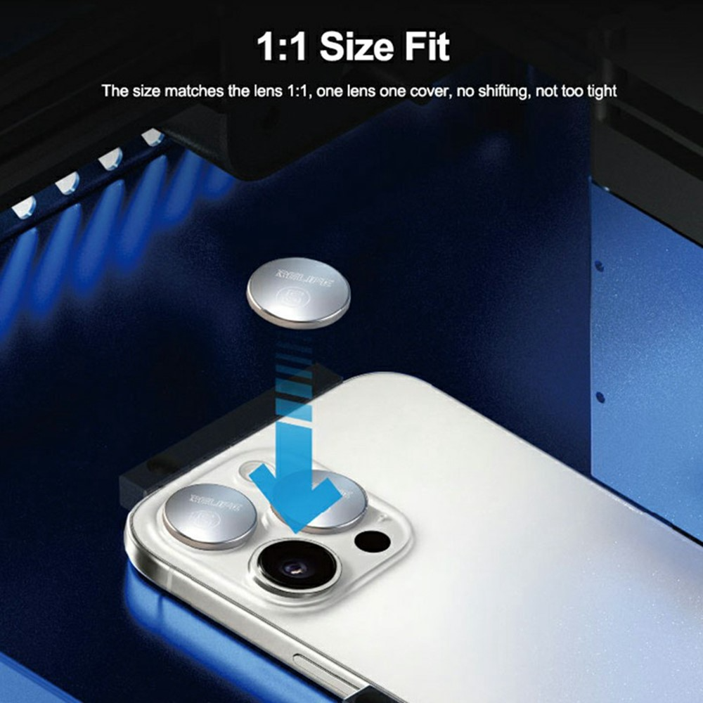 Capac Protectie Lentila Camera Telefon Relife TX6 pentru Apple iPhone 8 - 17 Series