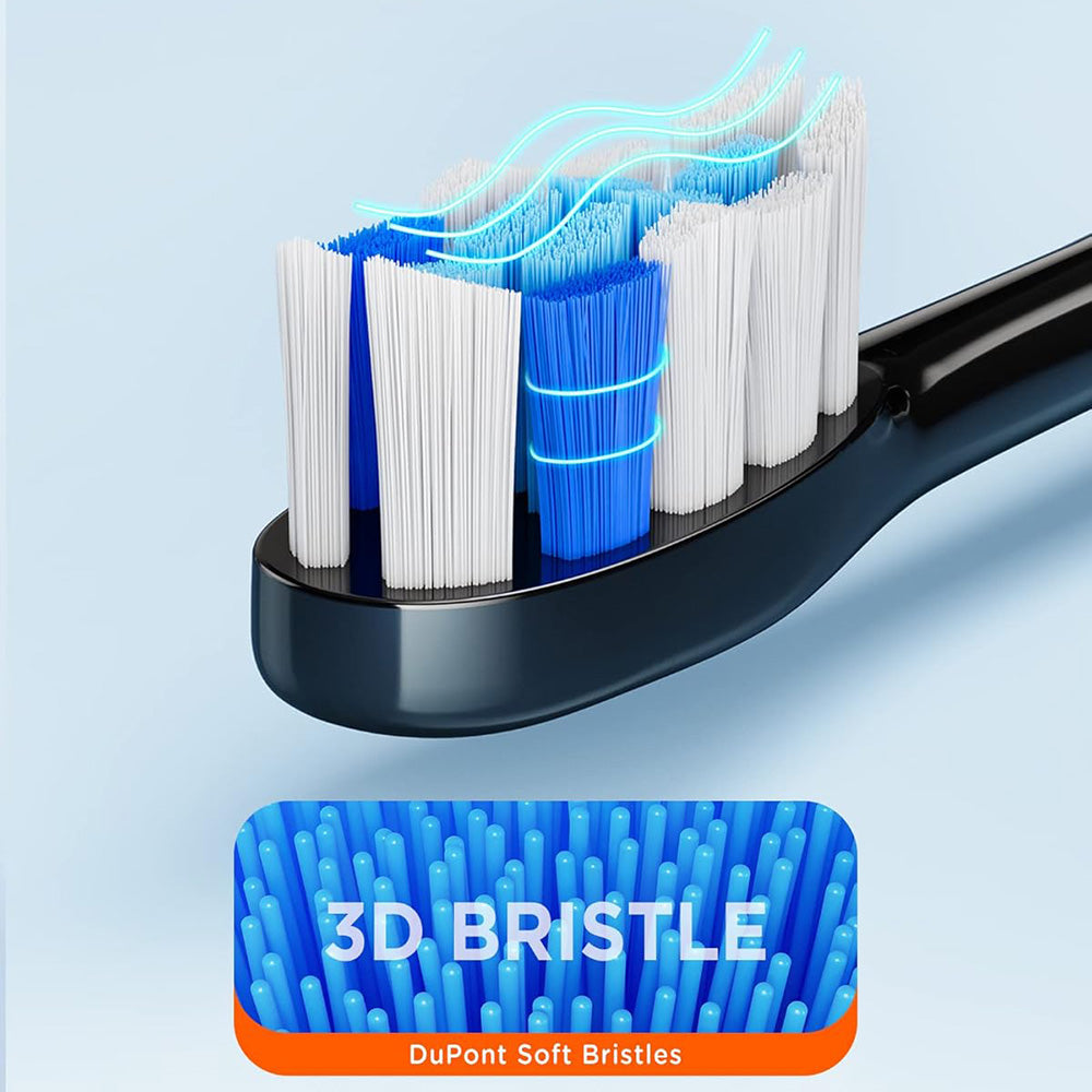 Capat Rezerva GCS2 pentru Periuta Electrica Bitvae S2, Set 4 bucati, Negru
