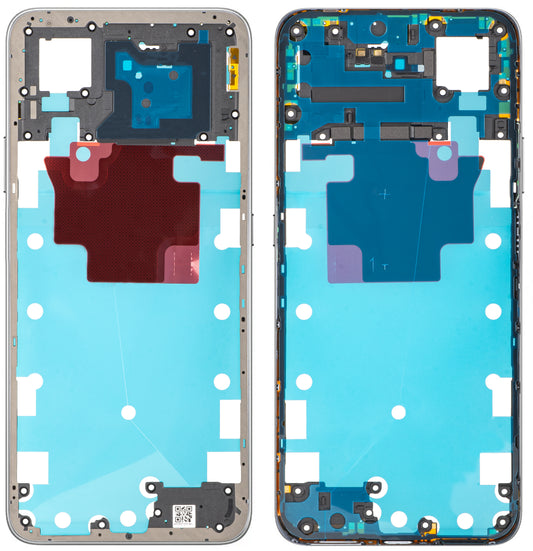 Carcasa Mijloc Honor X7d 5G, Argintie, Service Pack 9707ACDQ