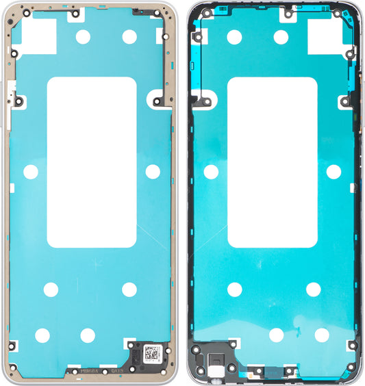 Carcasa Mijloc Oppo A5 4G, Argintiu (Mist White), Service Pack 612118001142