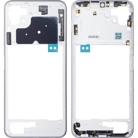 Carcasa Mijloc Samsung Galaxy A22 5G A226, Alba