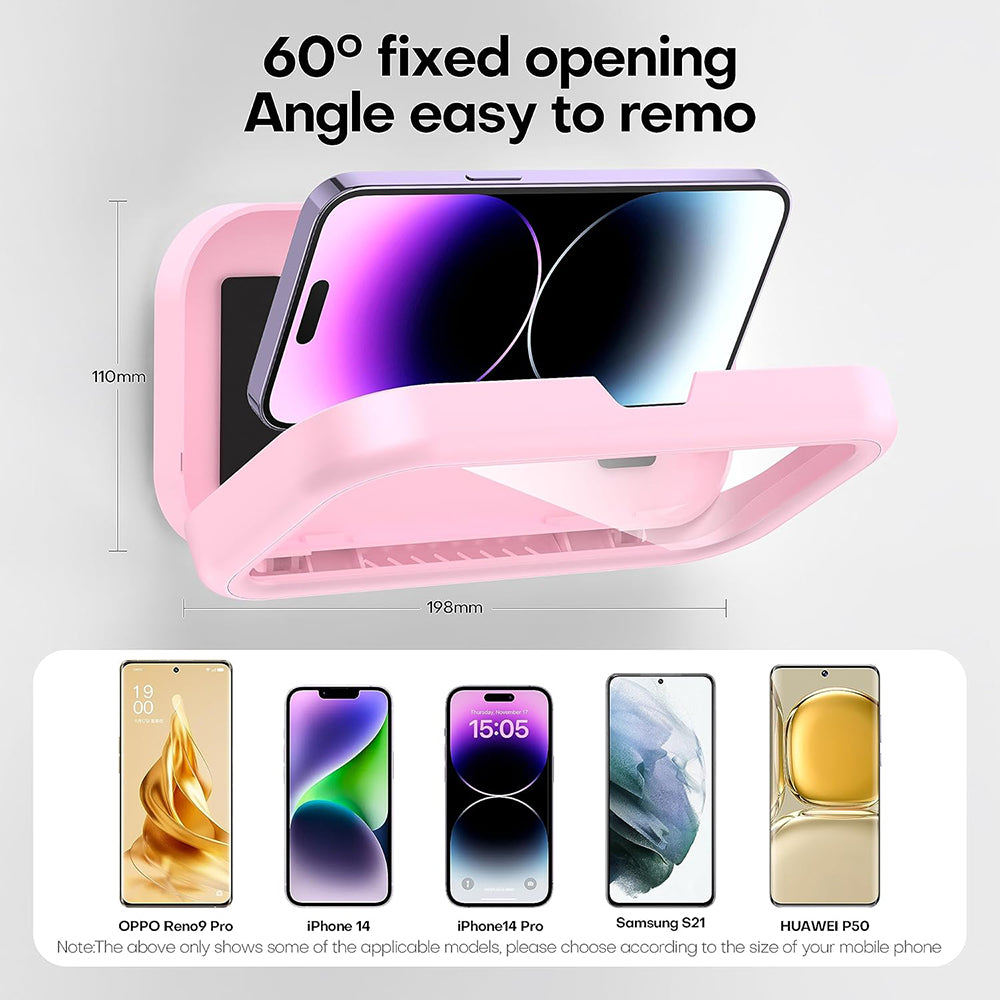 Carcasa Perete cu Membrana Tactila Techsuit LC-999 pentru Telefon, Waterproof, Alba Aurie