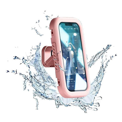 Carcasa Perete cu Membrana Tactila Techsuit LC-999 pentru Telefon, Waterproof, Roz