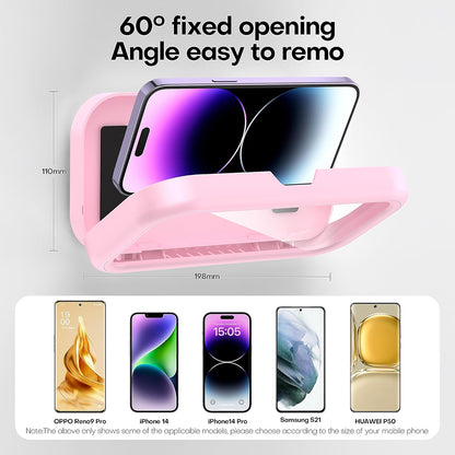 Carcasa Perete cu Membrana Tactila Techsuit LC-999 pentru Telefon, Waterproof, Roz Aurie