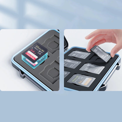 Carcasa Protectie Orico PHCD-3 pentru carduri memorie SD / microSD, Neagra