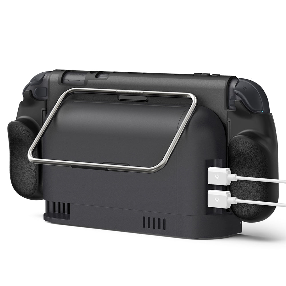 Carcasa Protectie Spigen Dual Grip Pro pentru Consola Nintendo Switch 2, Neagra ACS10196