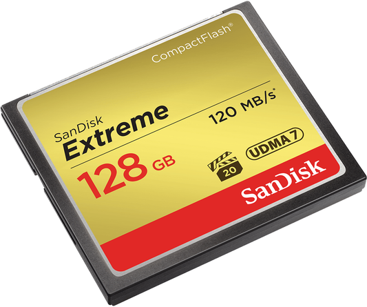 Card Memorie CompactFlash SanDisk Extreme, 128Gb, UDMA 7 SDCFXSB-128G-G46