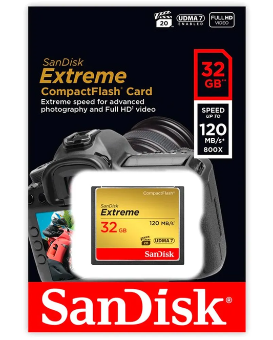 Card Memorie CompactFlash SanDisk Extreme, 32Gb, UDMA 7 SDCFXSB-032G-G46