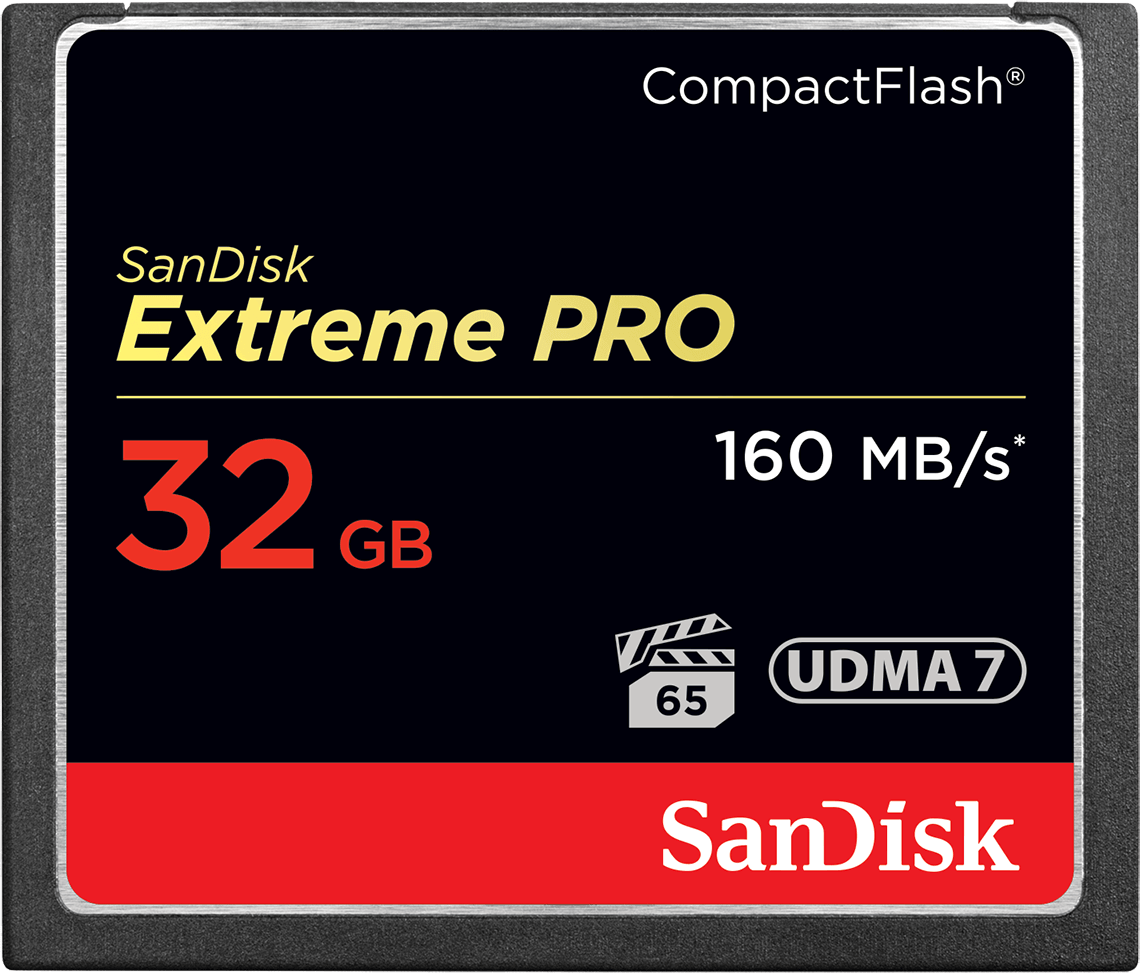 Card Memorie CompactFlash SanDisk Extreme Pro, 32Gb, UDMA 7 SDCFXPS-032G-X46