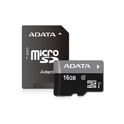 Card Memorie microSDHC Adata Premier, 16Gb, Clasa 10 / UHS-1 U1, Cu Adaptor AUSDH16GUICL10-RA1