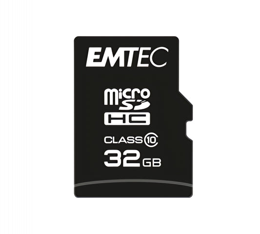 Card Memorie microSDHC Emtec C10 Classic, 32Gb, Clasa 10, Cu Cititor Card si Adaptor ECMSDM32GHC10CGRA2