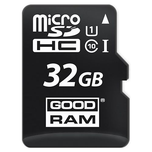Card Memorie microSDHC GoodRam, 32Gb, Clasa 10 / UHS-1 U1, Cu Adaptor
