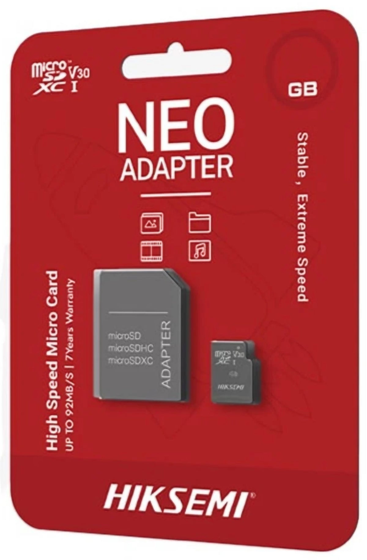 Card Memorie microSDHC Hiksemi, 8Gb, Clasa 10, Cu Adaptor HS-TF-C1/8G/a