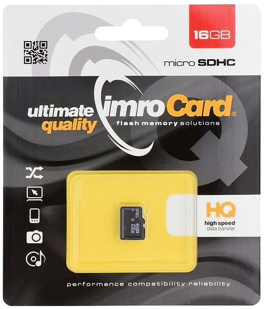 Card Memorie MicroSDHC Imro, 16Gb, Clasa 6 MicroSD4/16G