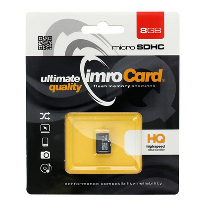 Card Memorie microSDHC Imro, 8Gb, Clasa 4
