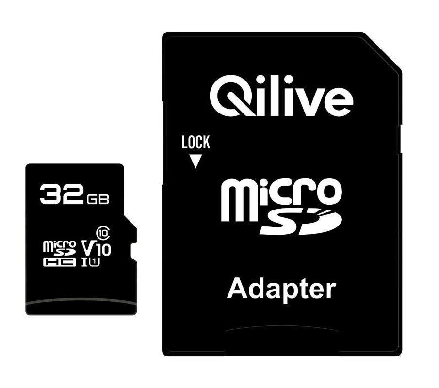 Card Memorie microSDHC Qilive Android A1, 32Gb, Clasa 10 / UHS-1 U3, Cu Adaptor EKMSDM32GHC10U3QL2
