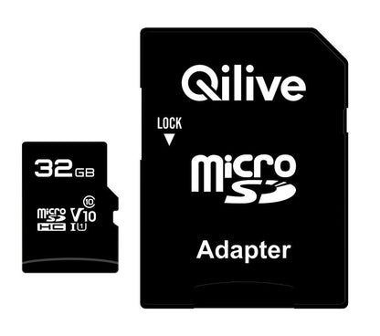 Card Memorie microSDHC Qilive Android A1, 32Gb, Clasa 10 / UHS-1 U3, Cu Adaptor EKMSDM32GHC10U3QL2